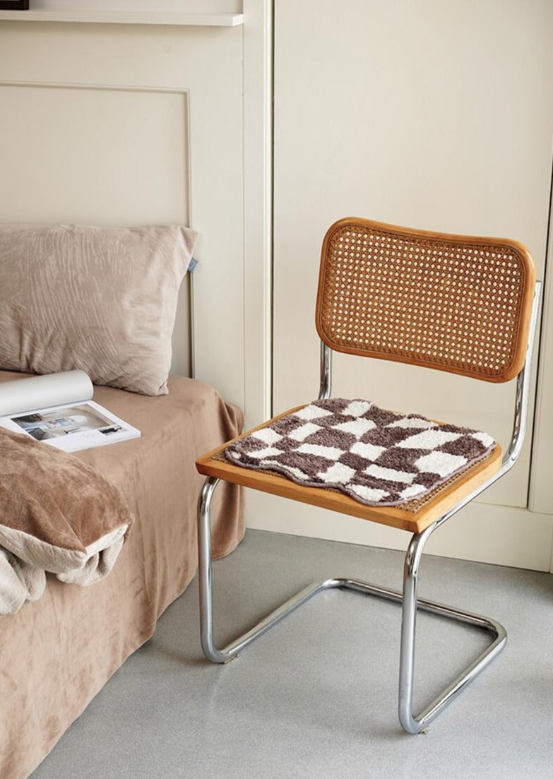 Comfortable Woven Grid Chair Pad