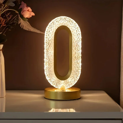 Elegant Glass USB Rechargeable Desk Lamp - Cofik
