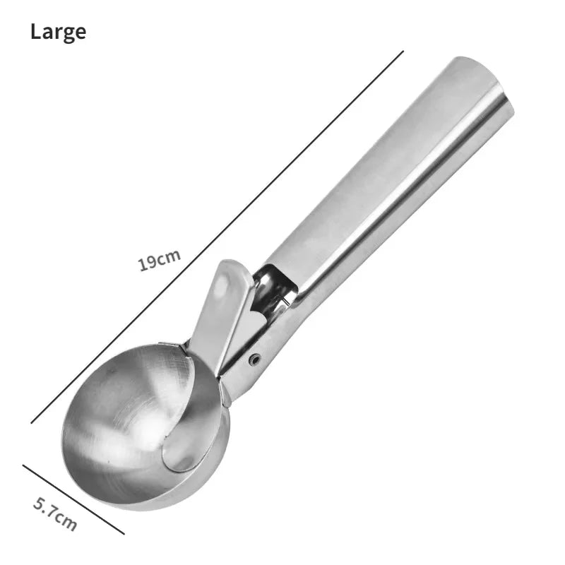 Premium Stainless Steel Ice Cream Scoop