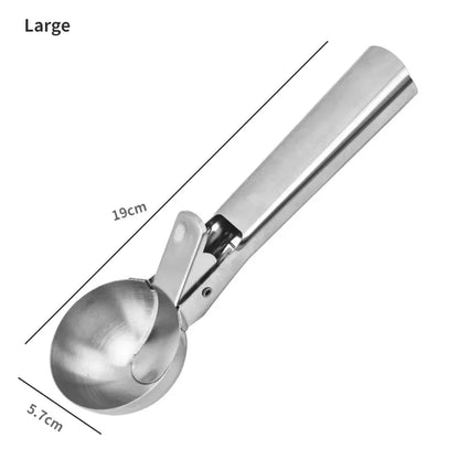 Premium Stainless Steel Ice Cream Scoop