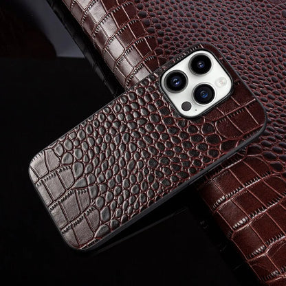 Premium Real Leather iPhone Cover