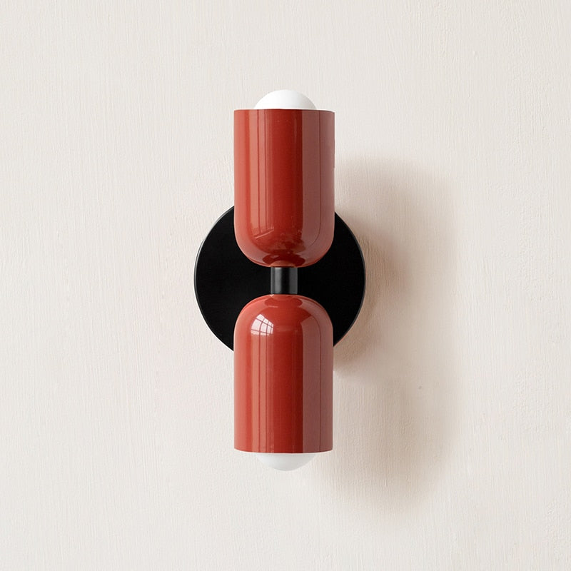 Simple Double Bulb Wall Light