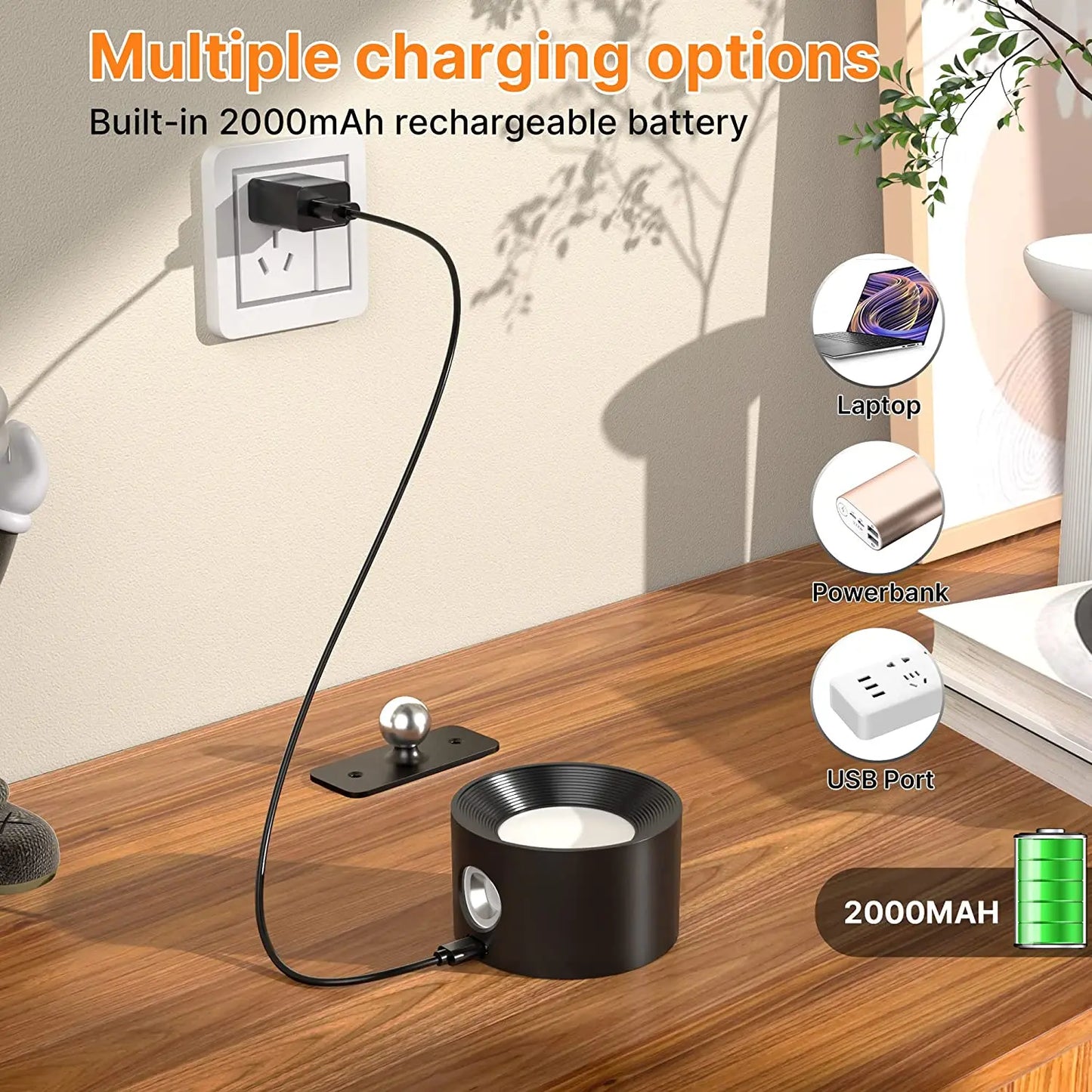 Smart LED Wall Lights with Dimmer Touch Control