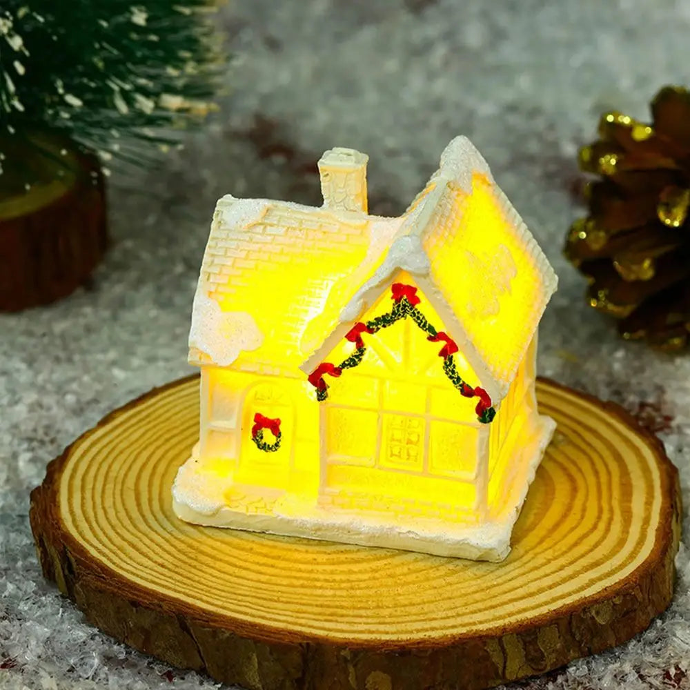 Magical Snowflake Christmas Village Houses