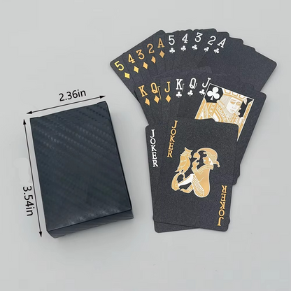 Premium Waterproof Gold Playing Cards