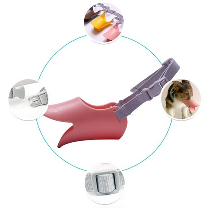 Comfortable Adjustable Dog Muzzle for All Sizes