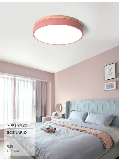 Stylish LED Ceiling Lamp - 27W Flush Mount Light