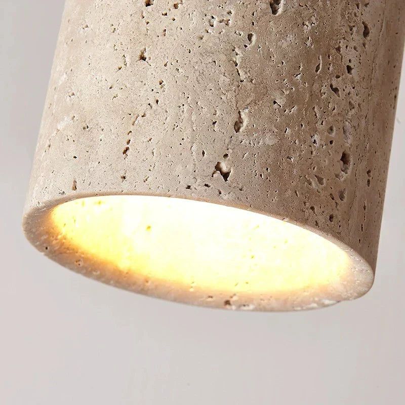 Elegant Natural Stone LED Ceiling Light
