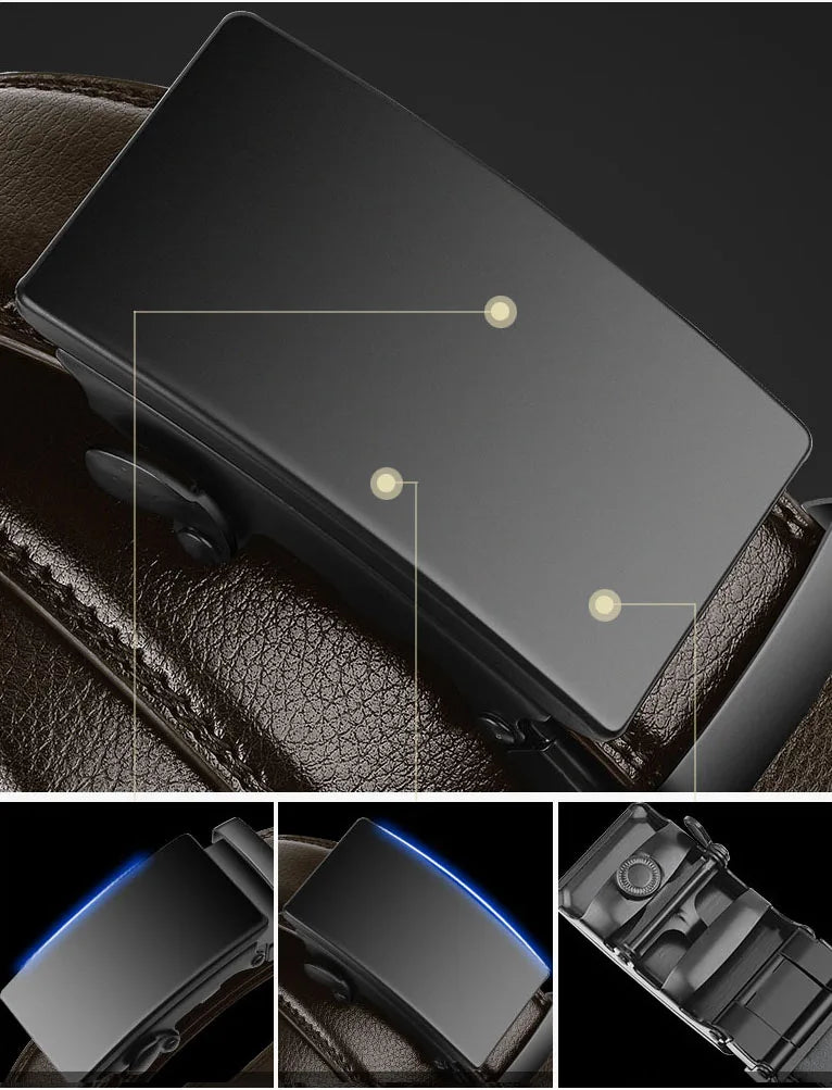 Easy Click Synthetic Leather Belt