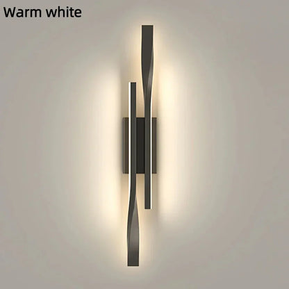 Slim LED Wall Light Strip - Contemporary Nordic Bedroom Lamp