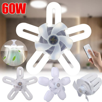 Quiet Dimmable LED Ceiling Fan Light