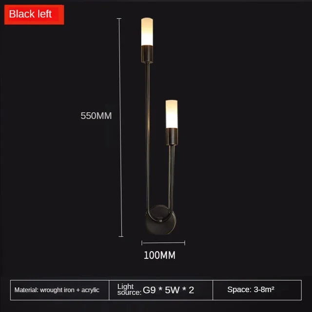 Elegant Gold LED Sconce Light
