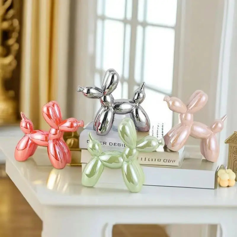 Cute Balloon Dog Figurine Decoration