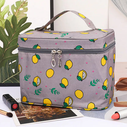 Stylish Animal Print Travel Makeup Bag