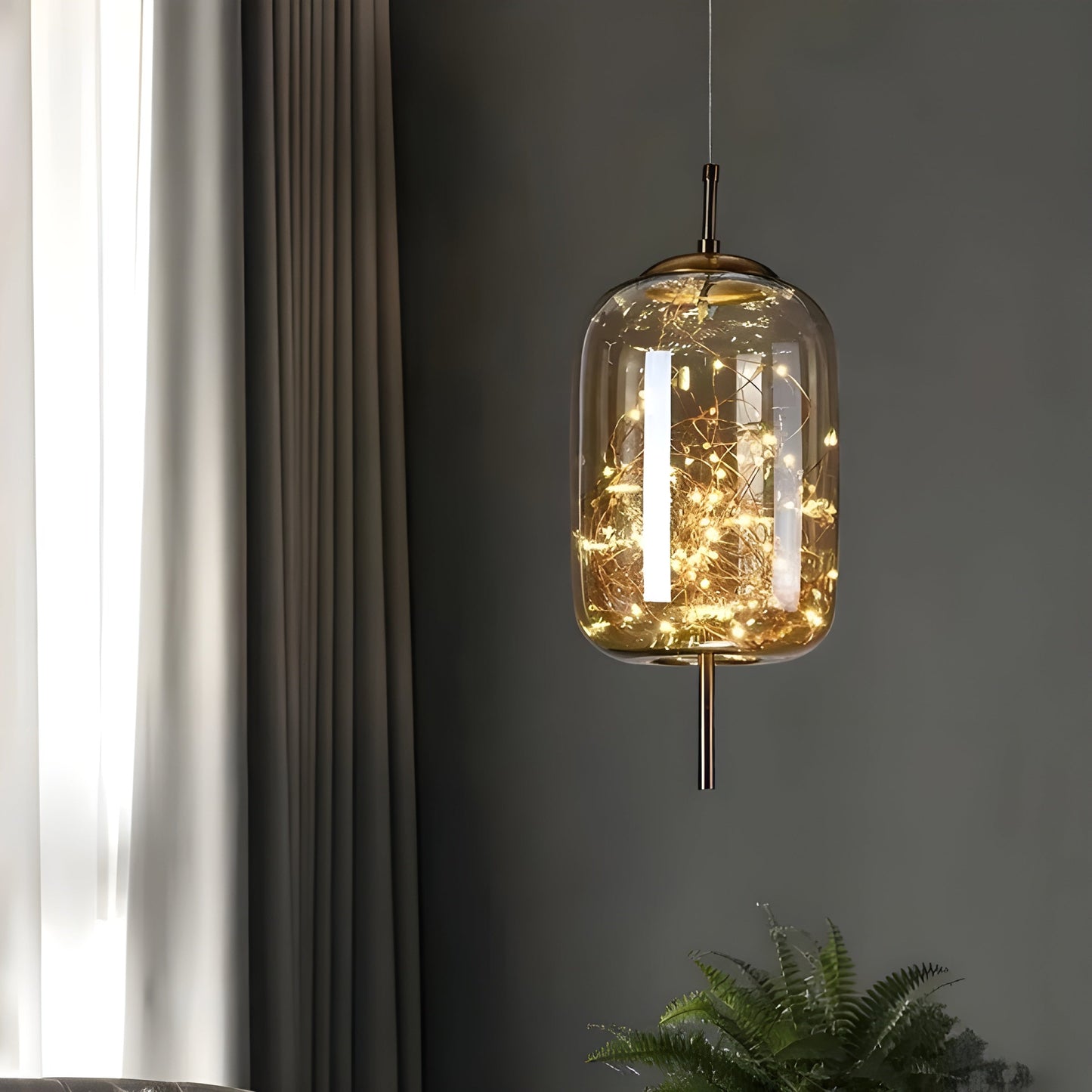 Stylish LED Hanging Star Light Fixture