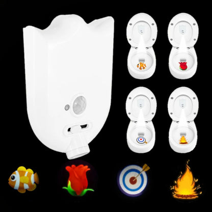 Motion Activated Toilet Night Light Projector
