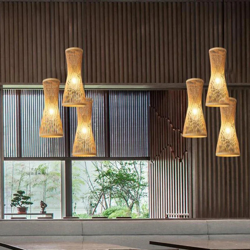 Mini Bamboo Pendant Light