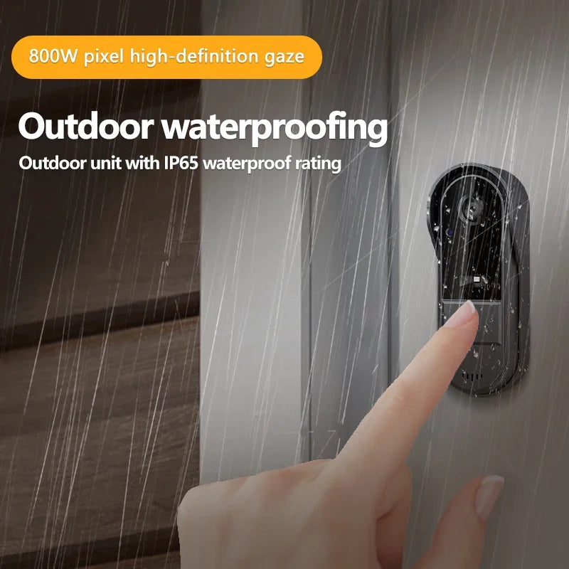 Smart WiFi Doorbell with Night Vision Camera