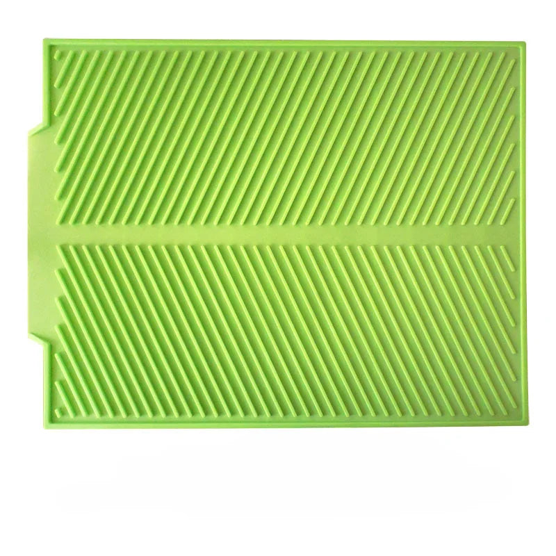Soft Silicone Kitchen Drying Mat with Non Slip Backing