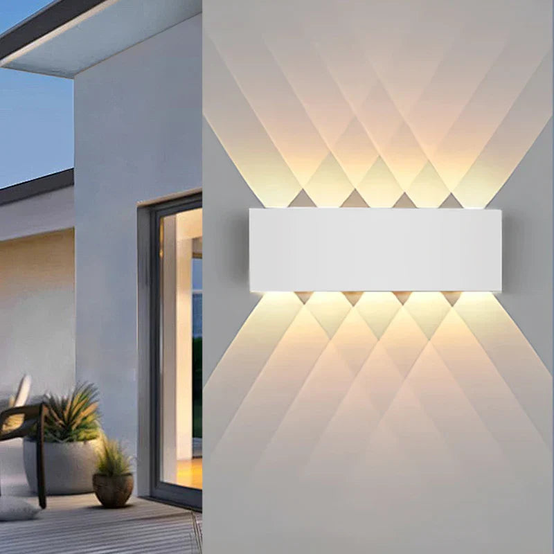 Outdoor LED Wall Lantern - Waterproof Patio and Garden Light