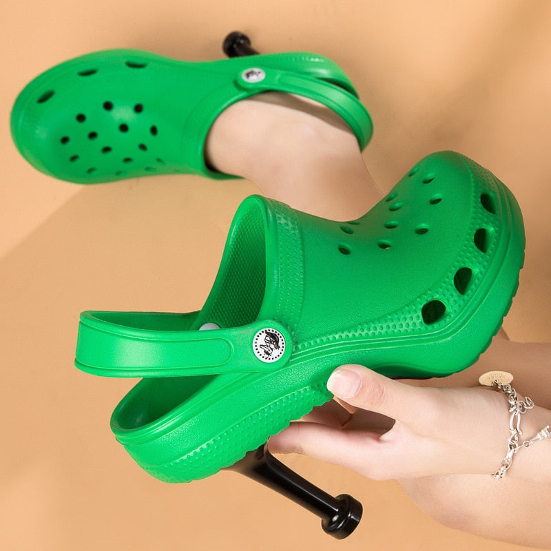 Comfy | Grip Beach Wedge High Heel Sandals