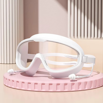 Clear Adult Swim Goggles - Waterproof UV Protection