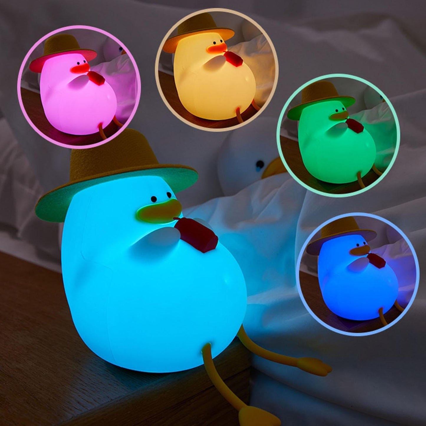 Soft Duck LED Bedside Night Light