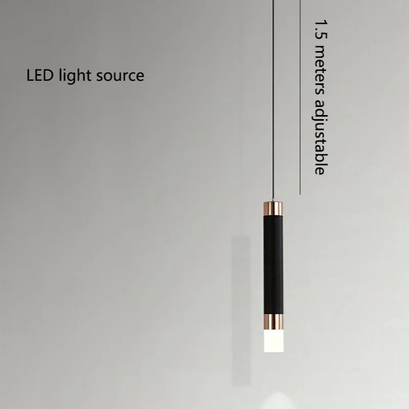 Sleek Contemporary LED Hanging Light Fixture