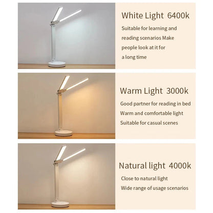Portable LED Desk Lamp with USB Charging