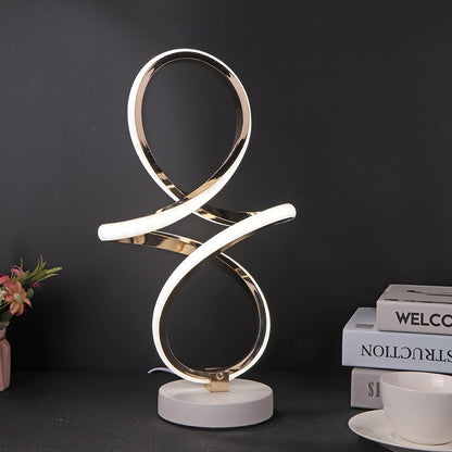 Unique LED Spiral Desk Lamp