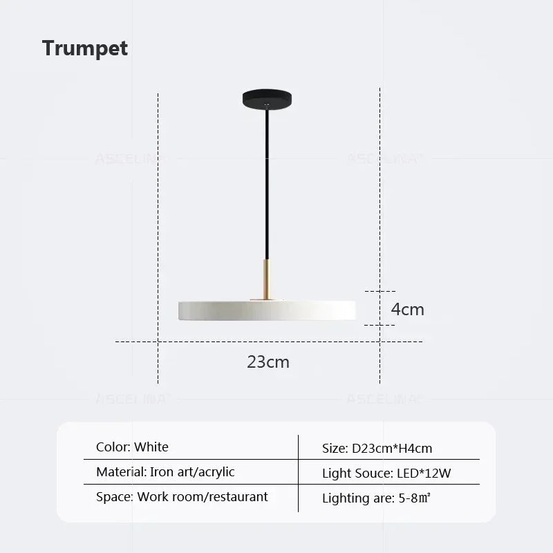Stylish Dimmable LED Hanging Lamp