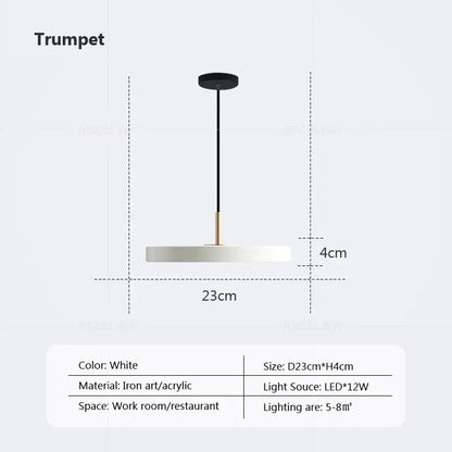 Stylish Dimmable LED Hanging Lamp