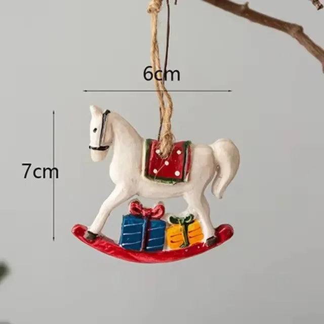 Traditional Holiday Stockings with Moose Pattern - Cofik