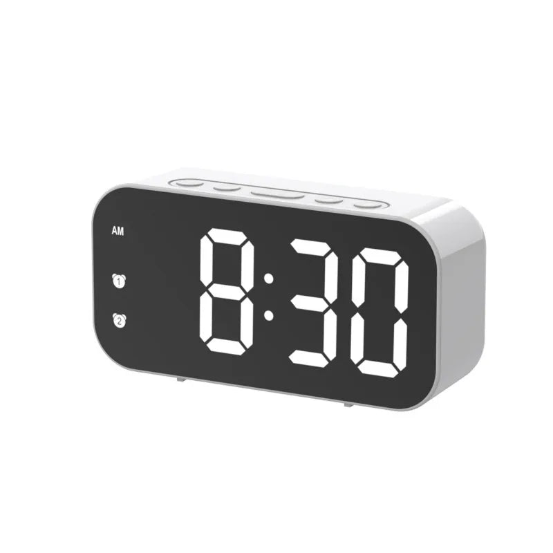 Compact LED Digital Clock with Dual Alarms - Cofik