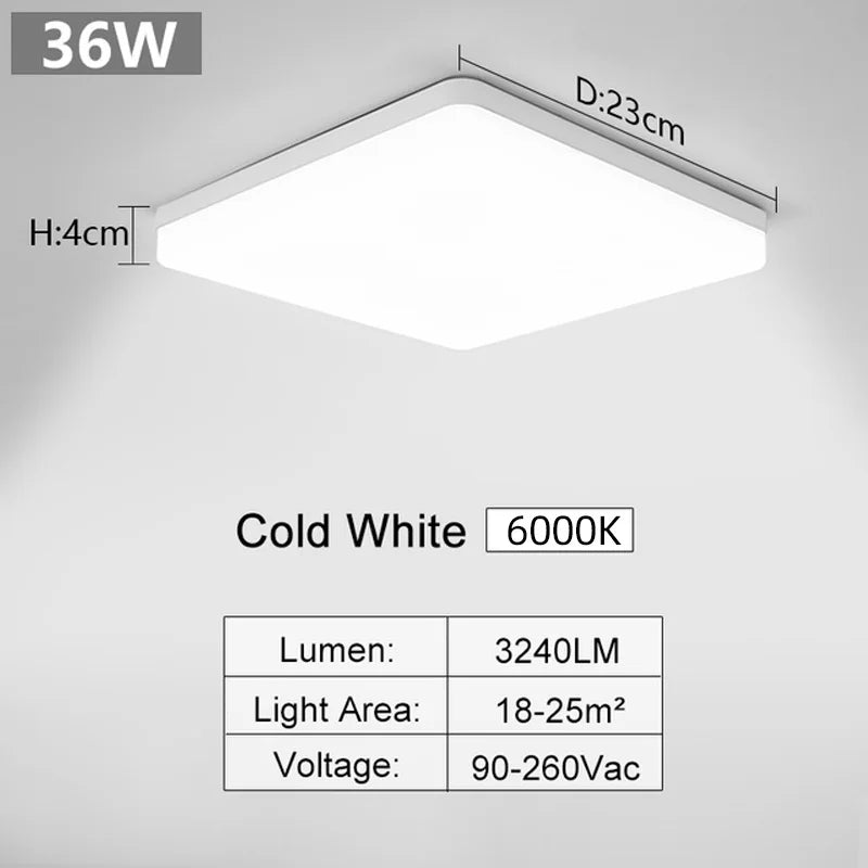 Stylish Square LED Ceiling Light