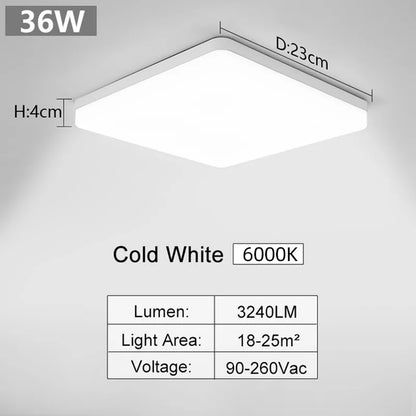 Stylish Square LED Ceiling Light