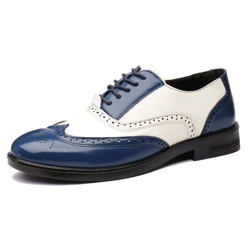 Classic Brown Leather Lace Shoe