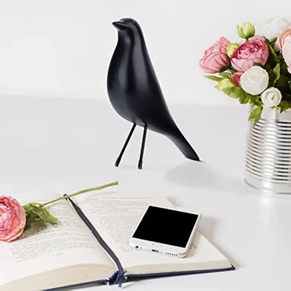 Decorative Bird Figurine Resin Sculpture
