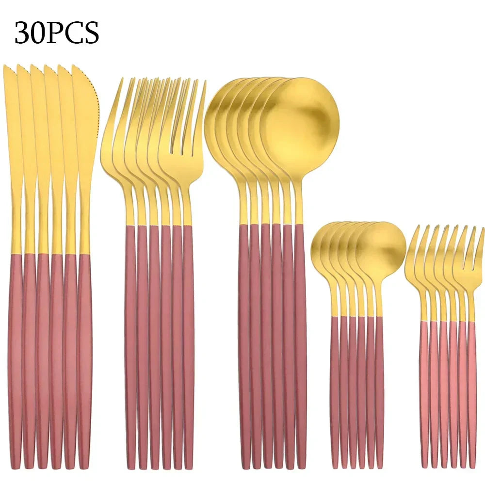 Elegant Table Cutlery 30 Piece Set