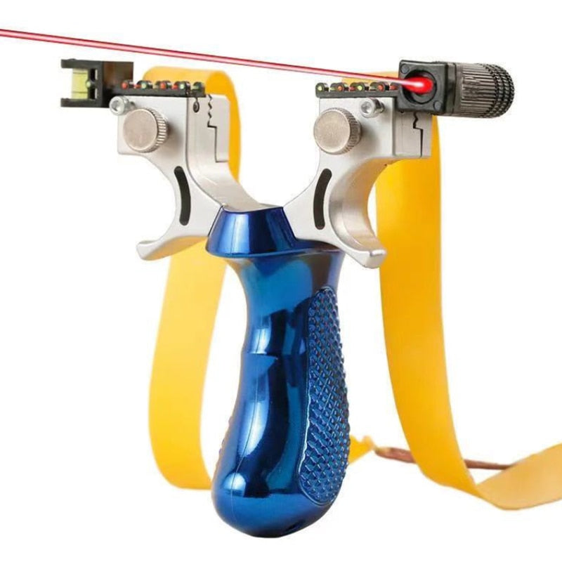 Accurate Steel Pocket Slingshot