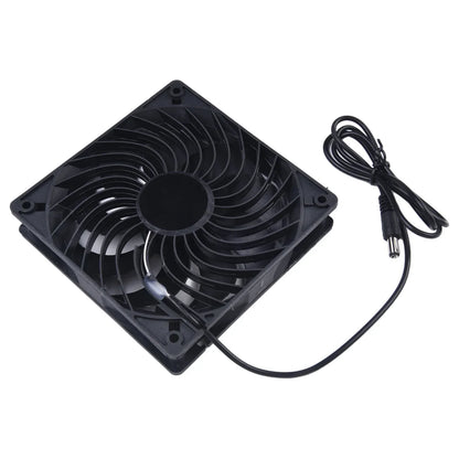 Solar Powered Dual Fan Ventilation Kit