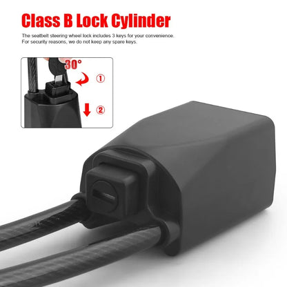 Anti Theft Car Steering Wheel Lock with Buckle