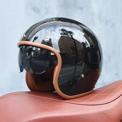 Classic Open Face Motorcycle Helmet - Valor