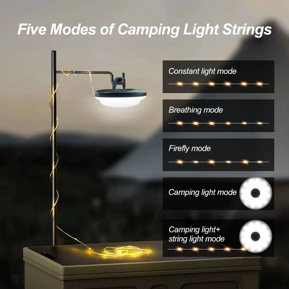 Bright Outdoor Rechargeable Fairy Lights