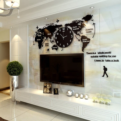 Stylish 3D DIY Acrylic Wall Clock Decor - Cofik
