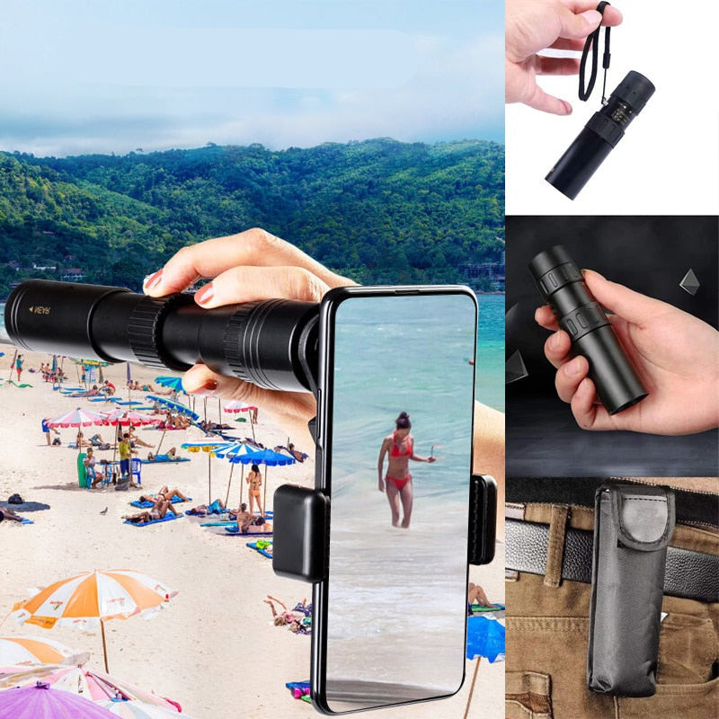 Powerful 10-300X Optical Zoom Telescope