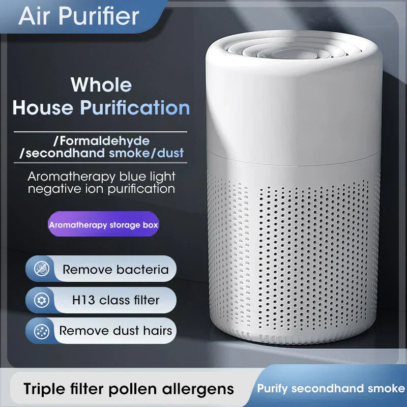 Portable Home Air Purifier with HEPA Filter