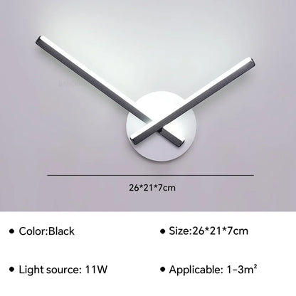 Contemporary LED Bedside Wall Light Fixture