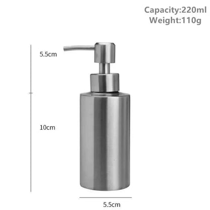 Luxury Stainless Steel Soap Dispenser 250/350/550ml - Cofik
