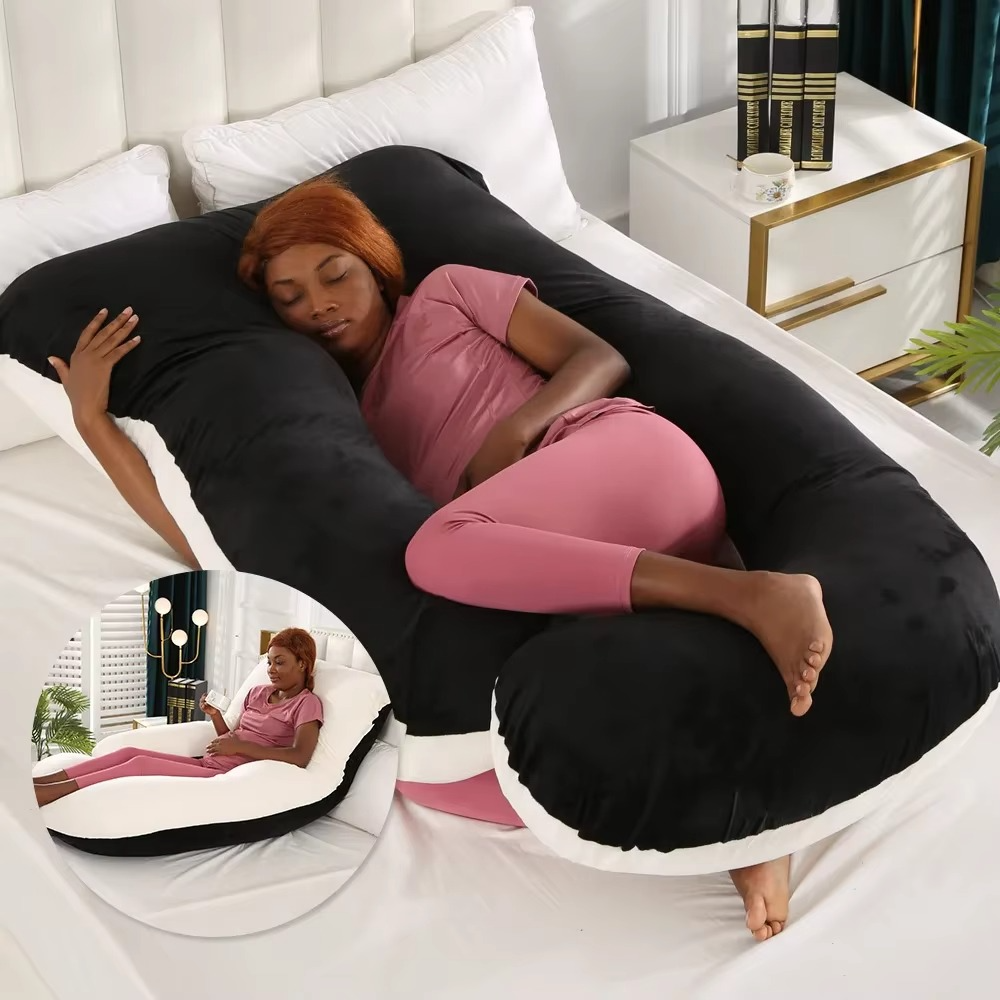 Comfortable Full Body Pregnancy Pillow for Side Sleepers